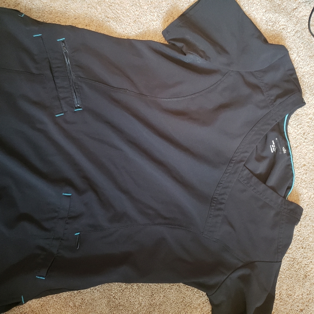 Black scrub set